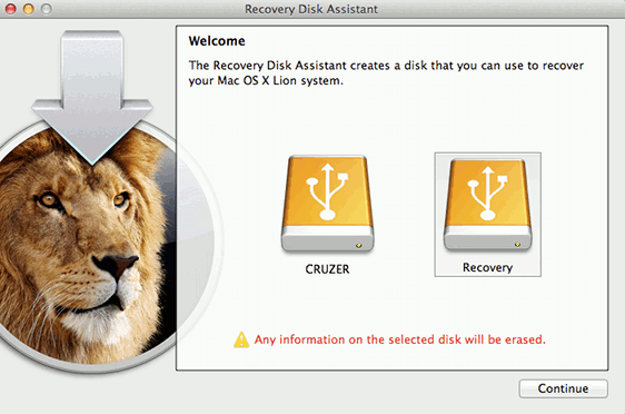 Recovery Disk Assistant