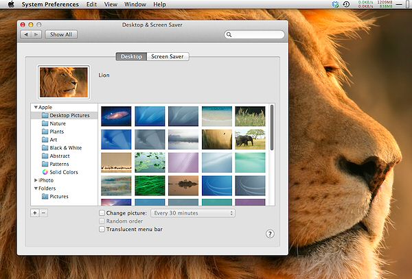 Desktop wallpaper in OS X