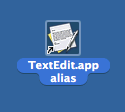 Mac OS X alias