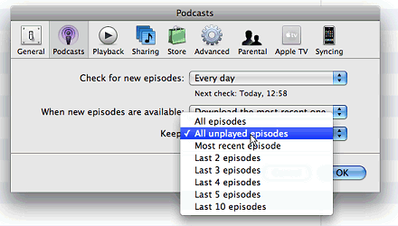 iTunes podcast