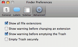 OS X securely delete Trash