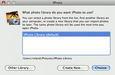 iPhoto library
