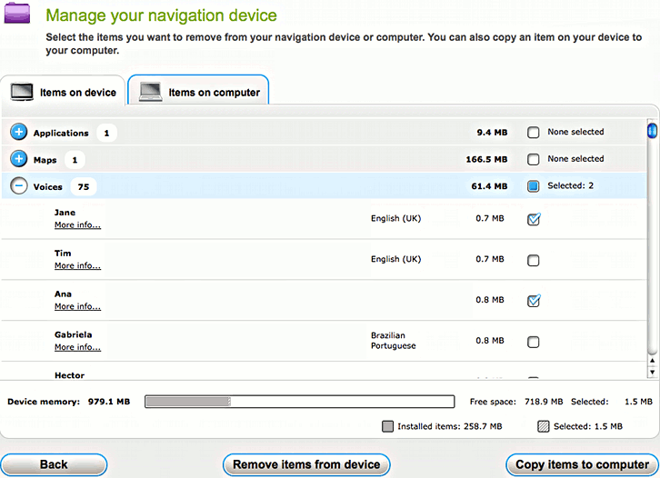 Apple Mac TomTom sat nav