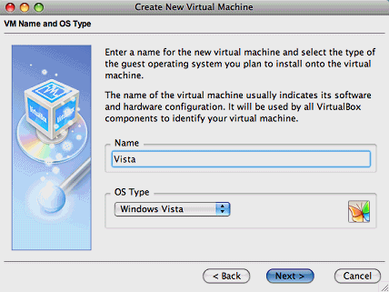 Mac OS X VirtualBox