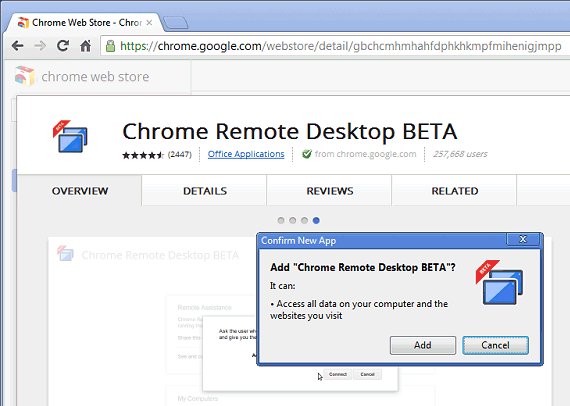Chrome Remote Access