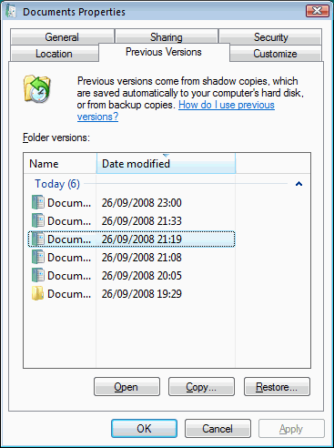 Disable Vista services