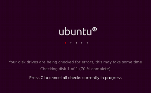 Check for disk errors