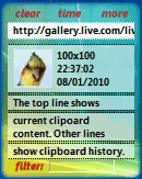 Clipboard Manager Windows 7 desktop gadget