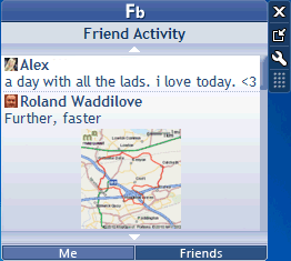 FB Explorer Windows gadget