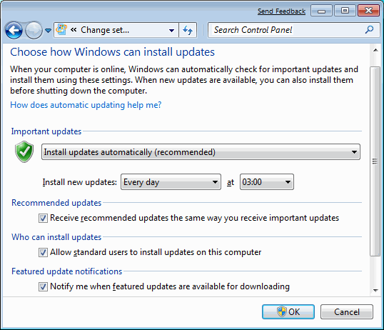 Windows Update in Windows 7