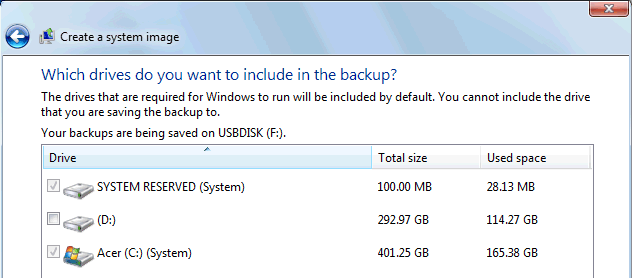 Windows 7 Backup and Restore