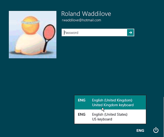 Windows 8 region settings