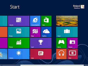 Windows 8 Start screen