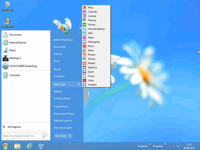 IObit Start Menu 8