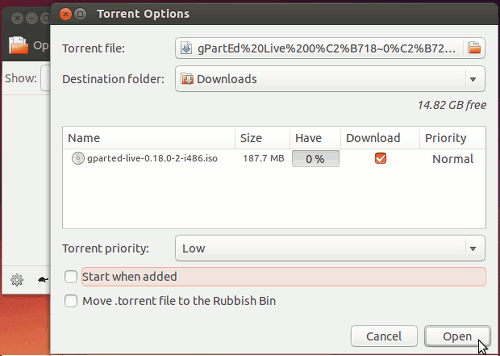 Transmission BitTorrent