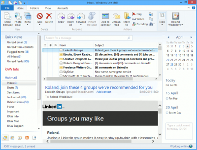 Windows Live mail