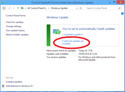Install Windows updates