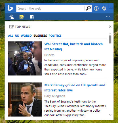 Get the news on your desktop