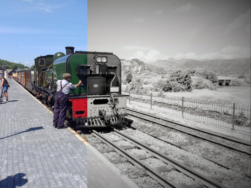 Make a photo look old