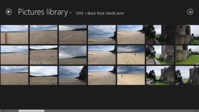 Windows 8 photo library