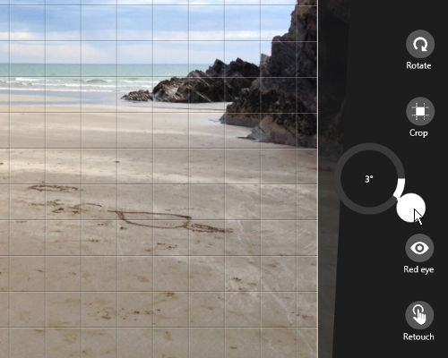 Windows 8 Photos editing