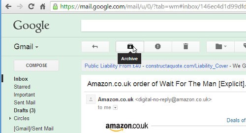 Archive your Gmail messages
