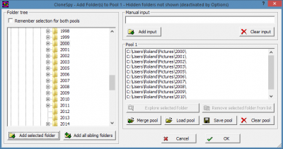 CloneSpy duplicate file finder