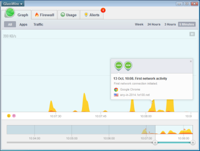 GlassWire network monitor