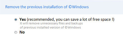 Clean old versions of Windows