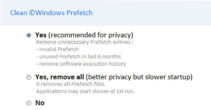 Clean the Windows Prefetch folder