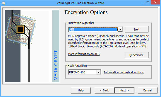 VeraCrypt disk encryption