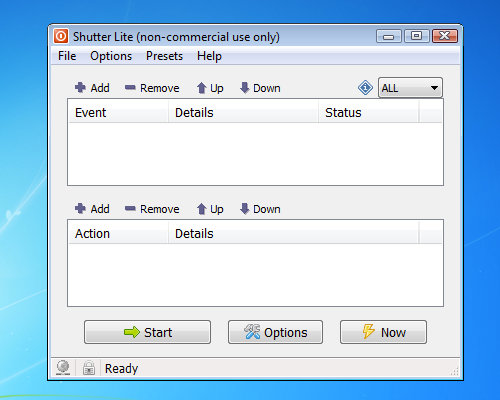 Shutter Lite main window