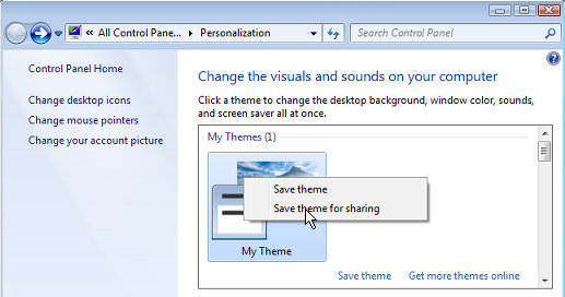 Share your Windows theme