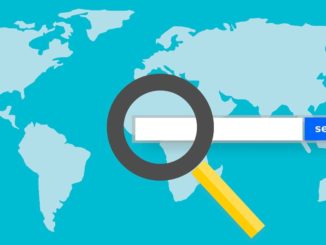 Search the world wide web: Map of the world