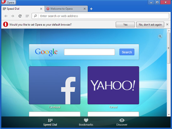 Opera web browser