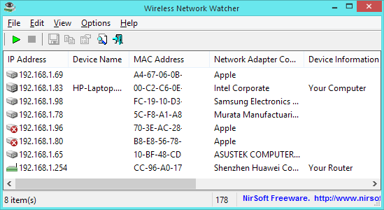 Wireless Network Watcher