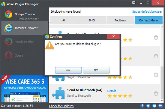 Wise Plugin Manager for Windows