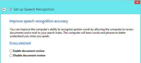 Windows Speech Recognition