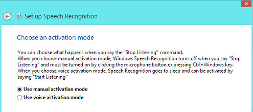Windows Speech Recognition