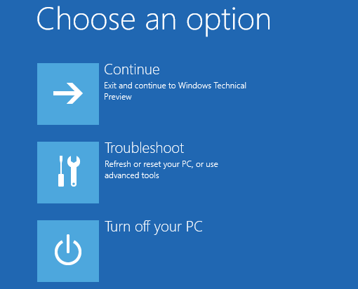 Windows 8.1 safe mode