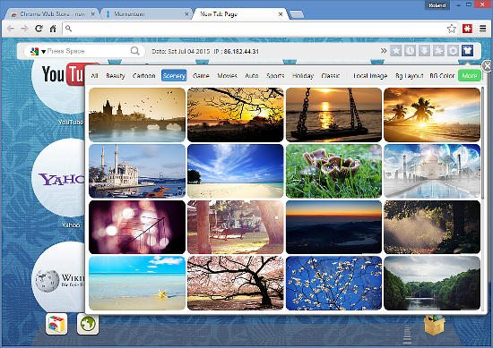 Momentum new tab for Chrome