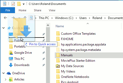 Windows 10 File Explorer