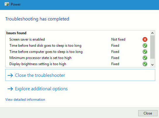 Windows Troubleshooters