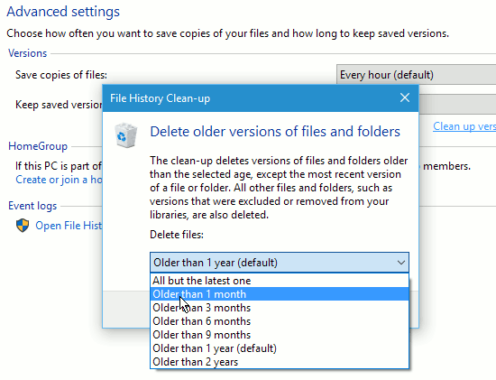 Windows File History