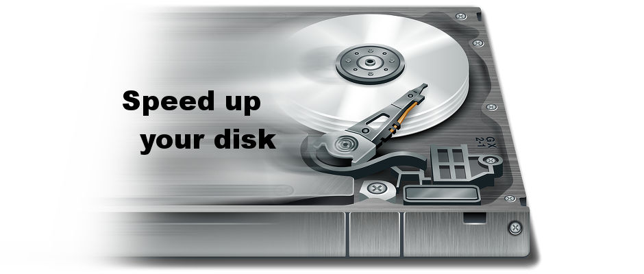 Speed up the disk drive in the computer for an extra performance boost