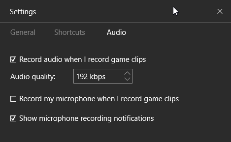 Recording gameplay in Windows 10