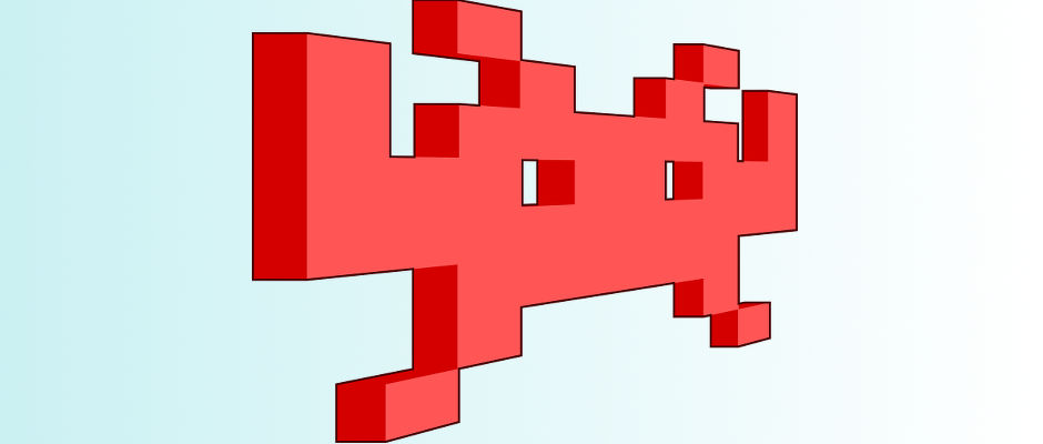 Space Invaders - one of the earliest games and one of the most popular