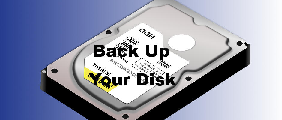 Back up the disk in your PC whether it is an old mechanical disk or a new SSD