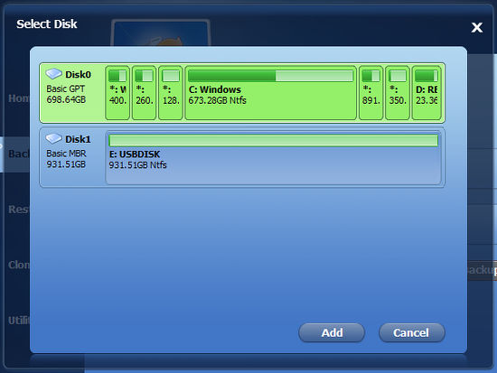 Backupper Standard free Windows backup utility