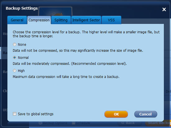 Backupper Standard free Windows backup utility